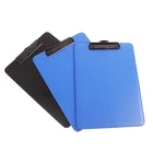 Factory price custom personalized pu leather clip clipboard
