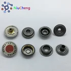 Zinc Alloy Brass Metal Spring Snap Button For Clothing
