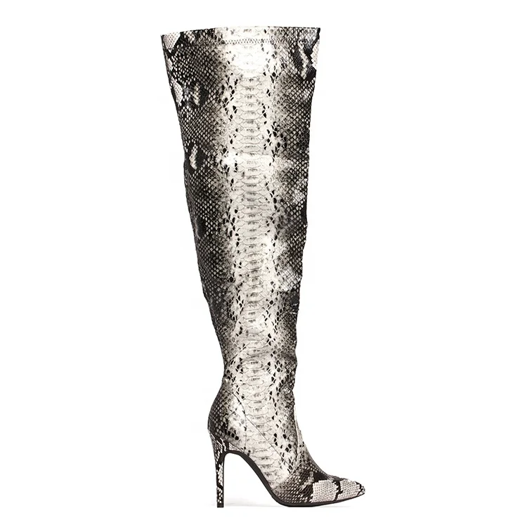 Basic Snakeskin Over The Knee Stiletto Heel Shoes Women Boots Lady, Black;white;customized
Basic Snakeskin Over The Knee Stiletto Heel Shoes Women Boots Lady, Black;white;customized
