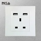 2100mA Dual USB Charger and 13A UK Socket