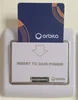 86*86*46mm envery saver hotel card key switch with LED indicator