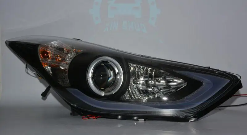 Angel Eyes Led Head Lights For Hyundai Avante I Elantra