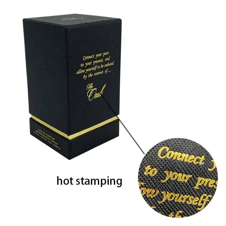 luxury lid high cardboard custom perfume box packaging with