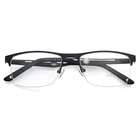 Most Popular Eye Men Eyewear Steel Stock Square Optical Glasses Frames Metal
