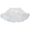 Wholesale Kids Girls Fashion White Tulle Ruffle Mini Pettiskirt Tutu Dress