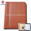 High quality cheap a4 zip business leather portfolio