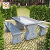 Garden Natural Outdoor Stone Tables And Benches for house MBO-22