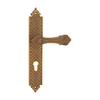 Akada antique brass door hardware double sided door pull handle