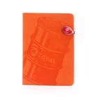 Labon Leather Emboss Diary with Lock Printing Company Guest Book Personalised Notebook a4 Soft Touch