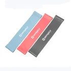 Custom printed gym equipment latex resistance loop bands set for body exercise