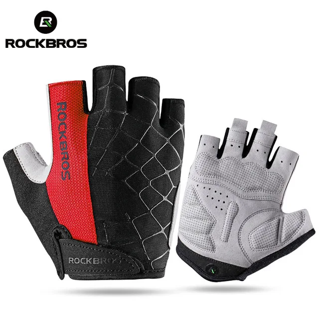 ROCKBROS Men's Cycling Bike Half Finger Gloves Shockproof Breathable MTB Mountain Bicycle Gloves Sports Unisex Cycling Gloves, Red/blue/green/gray
ROCKBROS Men's Cycling Bike Half Finger Gloves Shockproof Breathable MTB Mountain Bicycle Gloves Sports Unisex Cycling Gloves, Red/blue/green/gray