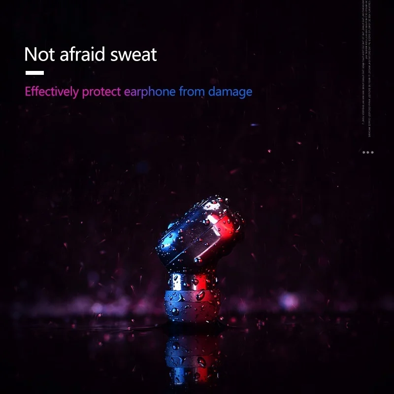 BT 5.0 Wireless Earphone HiFi 5D Stereo Mini Earbuds with Mic Sport Earphone In Ear - ANKUX.COM