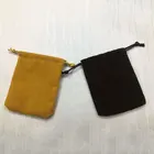 Drawstring Bracelet Packaging Jewelry Printed Velvet Pouch