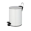Hotel kitchen food pedal bin kitchen and stainless steel waste bin with white color stainless steel medical waste bin