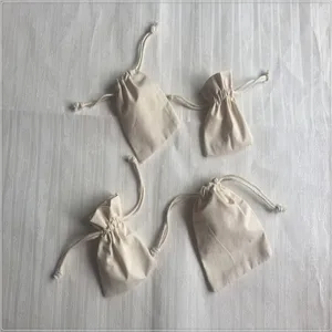 cotton calico laundry drawstring gift bag
