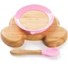 Food Grade Round Bamboo Plate For Home Use baby plate