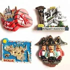 High quality custom 3D resin fridge magnet sticker
