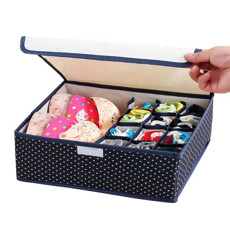 Storage Box Case Socks Ties Underwear Container Organizer Multifunction with Lid, Customized
Storage Box Case Socks Ties Underwear Container Organizer Multifunction with Lid, Customized