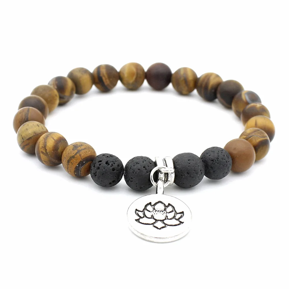 Europe Hot Selling Fashion Tiger Eyes Beads Bracelet With Metal Flower Charm Bracelet Elastic Size New Yoga Jewelry
Europe Hot Selling Fashion Tiger Eyes Beads Bracelet With Metal Flower Charm Bracelet Elastic Size New Yoga Jewelry