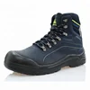 High ankle cow split nubuck leather working safety shoes