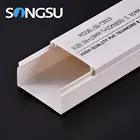 High quality fireproof pvc plastic solid wall electrical cable raceway