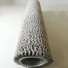 Stripe Brush Double Band Stripe Brush 1.27mm Silicon Carbide Spiral Brush 150*240*900mm