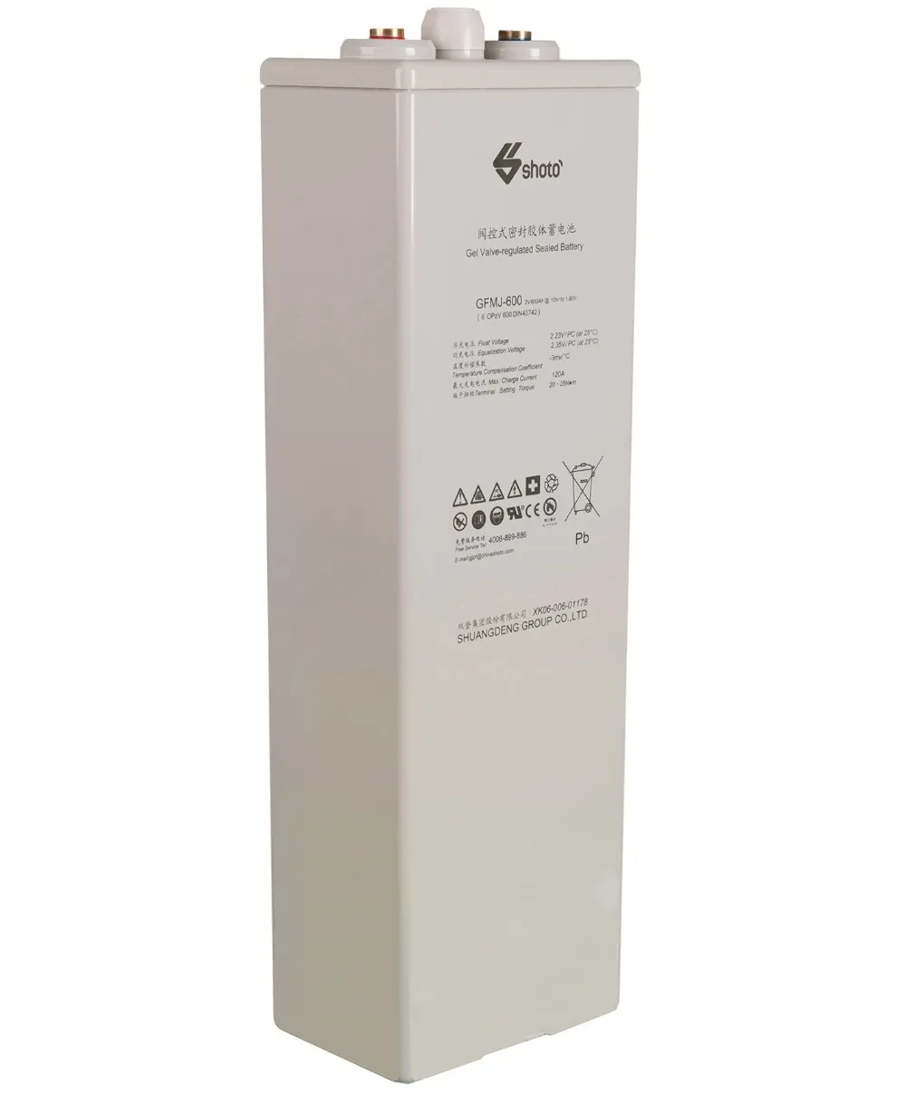 GFMJ-600 VRLA بطارية جل دورة عميقة 600AH أمان عالي 0