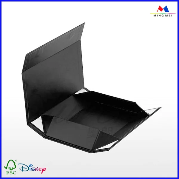 small magnetic flat cardboard packaging gift paper folding box