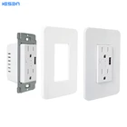 Brand Wireless Remote Control Wall Socket Timing Wifi Smart Socket With USB