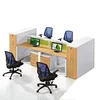 china cheap wholesale Office Furniture 4 people office desk Open Partition Workstation