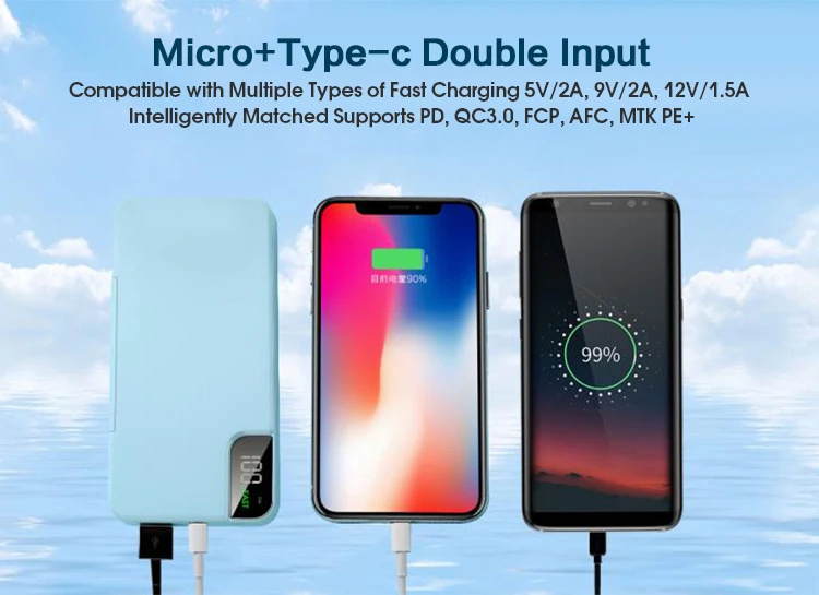 Car Mount Charger Mobile Phone Battery Wallet With Wireless Powerbank - ANKUX.COM