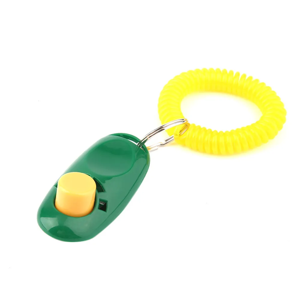 Pet Click Clicker Training Trainer Aid Wrist Pets Dog Supplies Dog Trainnings Dog traning tools Plastic Products free shipping