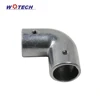45 degree Aluminum sand casting pipe connection elbow tee joint