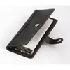 Good quality pu leather cheque book holder wallet