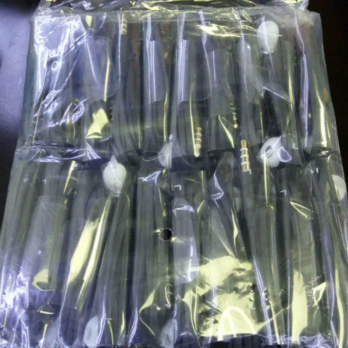 For Samsung S4 JB J5 Earphone With Mic And Volume Control White Black Handsfree headphone - ANKUX.COM