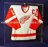 Wall Mounted Clear Acrylic Jersey Display Clear Jersey Display Case