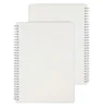 Translucent Plastic Hardcover A5 Size Dot Grid Wirebound/Spiral Notebook