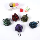 Fashion color large new shower bubble,net bath flower shaped anti-opening shower bath bath sponge ball