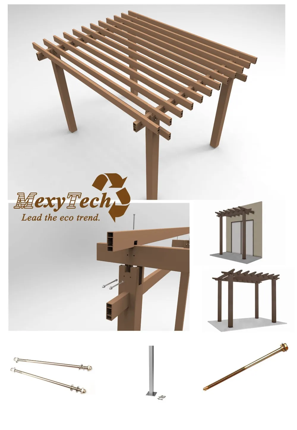wood pergola