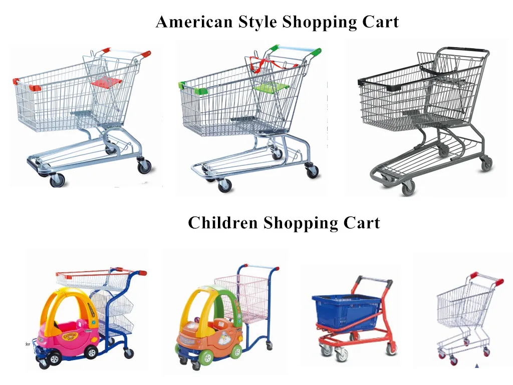 购物车  (110153535)  material plastic type shopping cart style