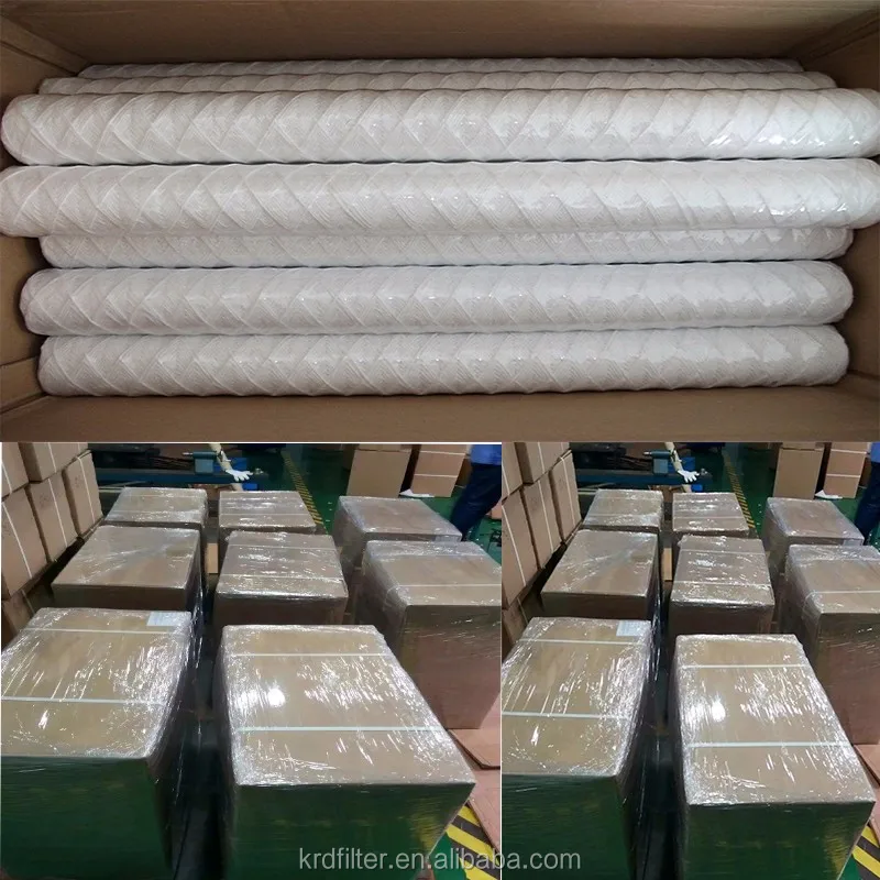 40 inch Large-Scale Flow Spray PP and Paper Industrial Water Filter for Mineral Water Filter Cartridge