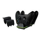 Black Dual Controller Charger Dock for Xbox One