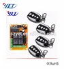 YET404PC Duplicate Car Alarm Wireless Remote Control Contactor 4 Channel RF Transmitter Receiver Circuit