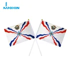 NX heat cut 14*21cm small custom hand waving assyrian flag