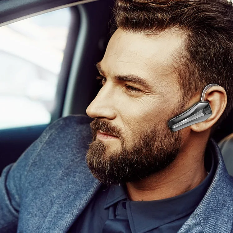 Bluetooth Headset Handsfree Wireless Earpiece with Mic Noise Reduction Bluetooth Earphone in-Ear Earbuds for Business/Office - ANKUX.COM