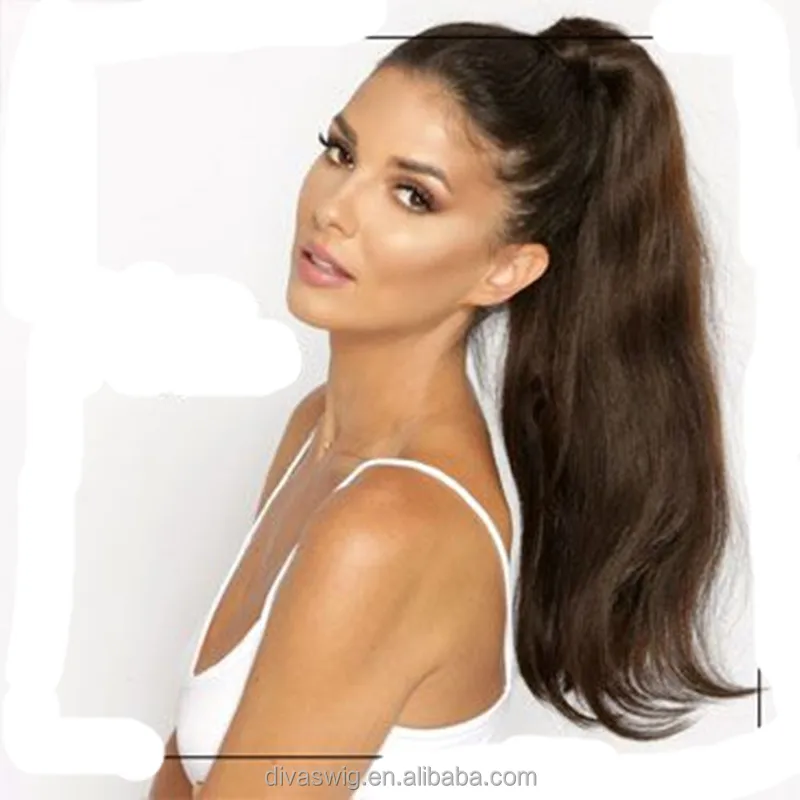 10A grade 100% Human Hair Ponytails Extension Straight Natural Black Brown Real Brazilian Human Hair Ponytails
10A grade 100% Human Hair Ponytails Extension Straight Natural Black Brown Real Brazilian Human Hair Ponytails