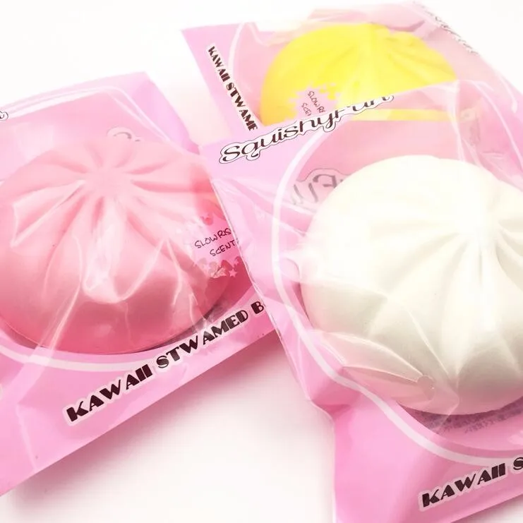 Kawaii Steamed Buns Squishy Slow Rising Food Collection Decor Toy 05.jpg