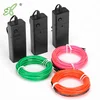 Christmas Item Party Gift LED Neon Glowing Light EL Wire for Nightclub Party Colorful Neon EL Wire With 3VDC Battery Controller