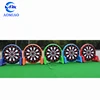 Customized color inflatable soccer dart board double-sided magnetic dartboard stands