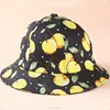 Wholesale bucket hat with fruit pattern new design bucket cap